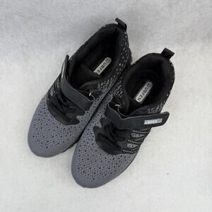 Ubjen Boy's Gray & Black Athletic Sneakers -‎ Size 34